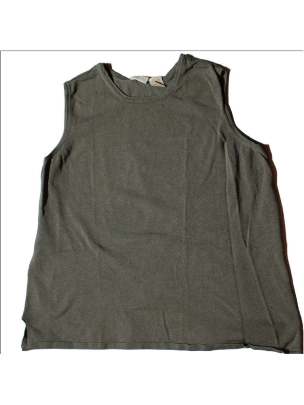 Khaki Linden Hill Knit Tank Top